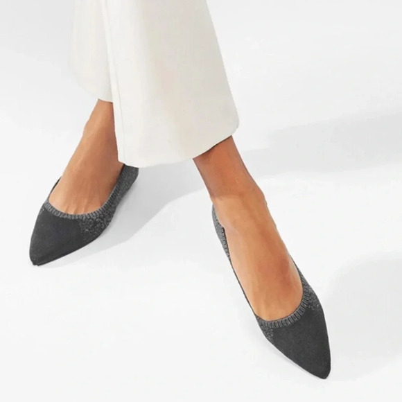 VIVAIA Aria 2.0 Pointy Flats in Starry Grey-Sustainable & Washable Shoe Size 39 - Picture 4 of 12